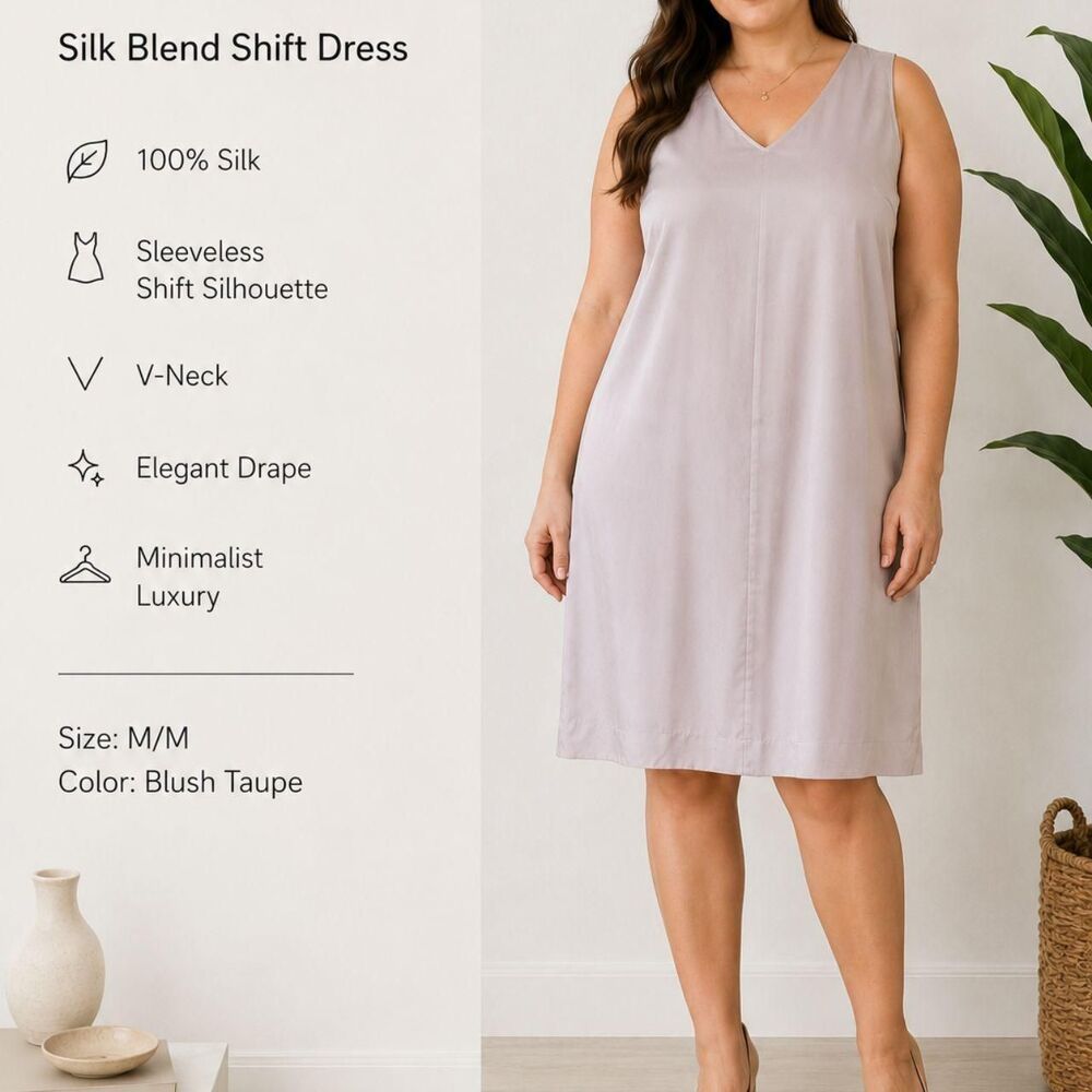 Eileen-fisher Women's Purple and Grey Casual-dresses